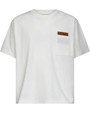Bottega Veneta T-Shirt With Logo - White