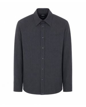 A.P.C. Malaury Overshirt - Blue