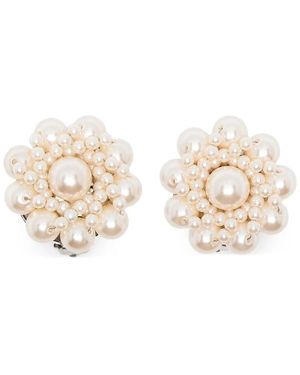Alessandra Rich Neutrals Earrings - Natural
