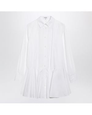 Loewe Short Cotton Dress - White