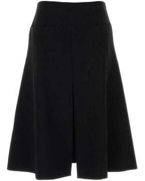 Alaïa Stretch Polyester Blend Skirt - Black