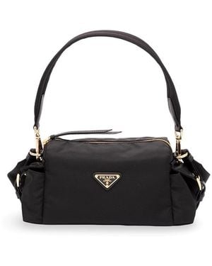 Prada Re-Nylon Shoulder Bag - Black