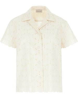 Moncler Clothing Shirts - White