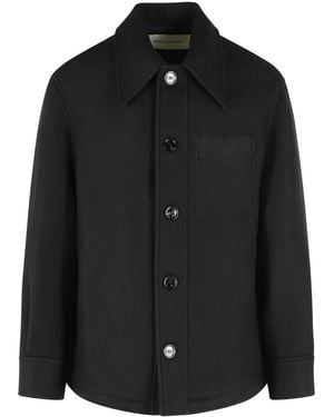 Ami Paris Virgin Wool Jacket - Black