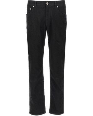 Etro Jacquard Jeans - Black