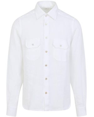 Kiton Linen Shirt - White