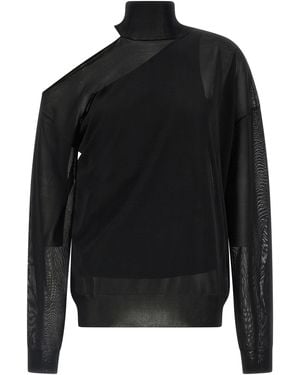 Fendi Double Knit Top - Black