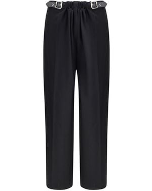 Loewe Tailored Wool Pants - Black