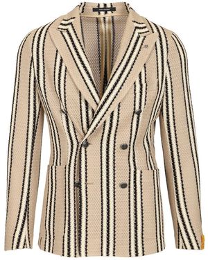Tagliatore Double-Breasted Jacket - Brown