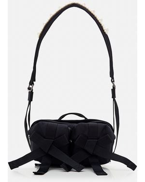 Simone Rocha Classic Bow Crossbody Bag - White