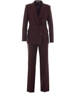 Tagliatore Double-Breasted Wool Suit - Multicolor