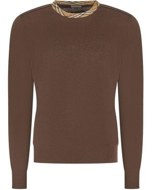 Burberry Clothing Knitwear - Brown