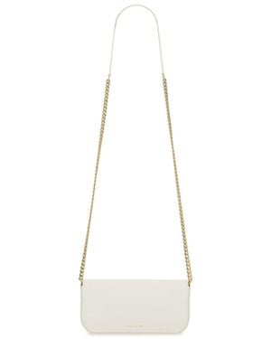 McQueen "Skull Flower" Bag Small - White