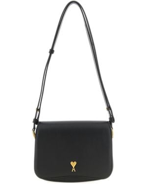 Ami Paris 'Paris Paris' Crossbody Bag - Black