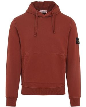 Stone Island Hoodie Sweater - Red