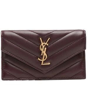 Saint Laurent Wallets & Purses - Purple
