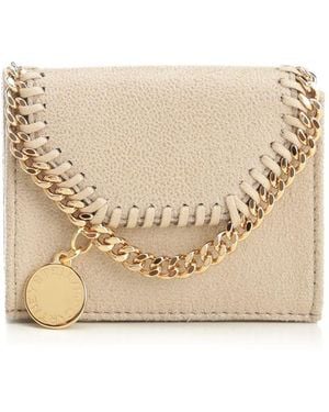 Stella McCartney Falabella Trifold Wallet - Natural
