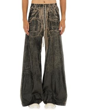 Rick Owens Pants Geth Belas - Black