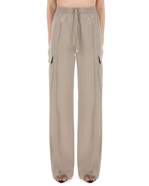 Tom Ford Silk Shirt And Wide-Leg Pants Ensemble - Natural