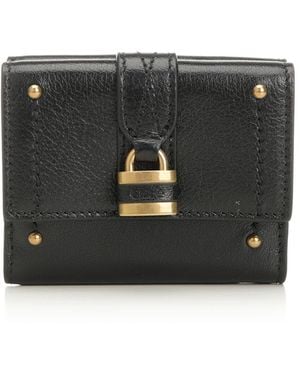 Chloé Paddington Mini Trifold Wallet - Black