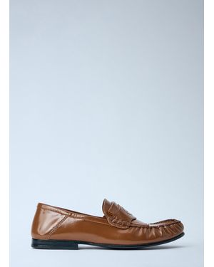 Marni Leather Penny Loafers - White