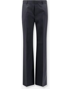 Celine Wool And Mohair Pants - Blue