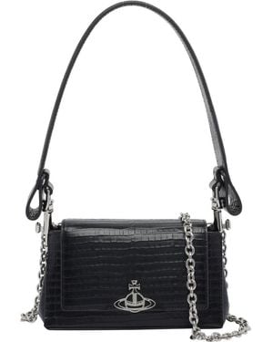 Vivienne Westwood Small Hazel Shoulder Bag - Black