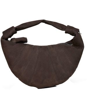 Lemaire Ebony Mini Fortune Croissant Shoulder Bag - Black