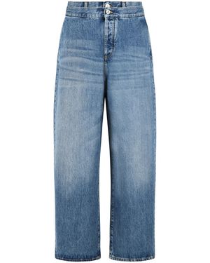 The Attico Long Denim Jeans - Blue