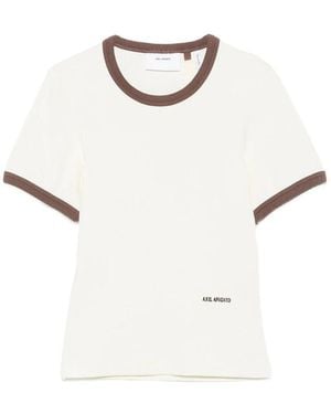Axel Arigato T-Shirt Dahlia Cream - White