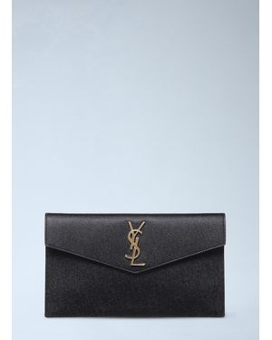 Saint Laurent Uptown Pouch - Gray