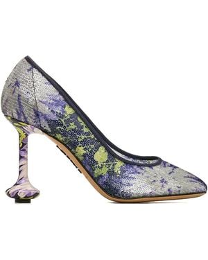 Loewe Toy Sequined Pumps - Blue