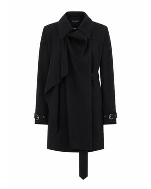 Ann Demeulemeester Reppa Fluid Trench - Black