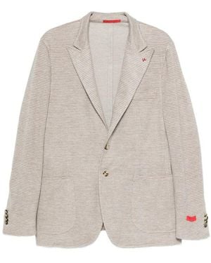 Isaia Neutrals Jackets - Gray