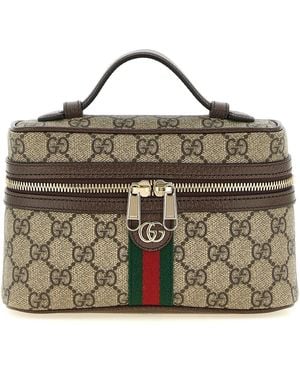 Gucci 'Ophidia' Small Shoulder Bag - Metallic