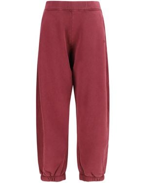 Off-White c/o Virgil Abloh Off Stamp Balloon Sweatpants - Red