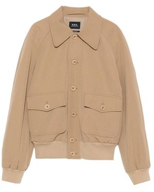 A.P.C. Neutrals Jackets - Natural