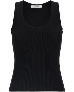 Max Mara 'Editta' Top - Black