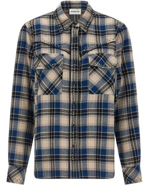 P.A.R.O.S.H. P.A.R.O..H. 'Cowboy' Shirt - Blue