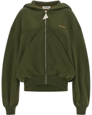 The Attico Fleece Hoodie - Green