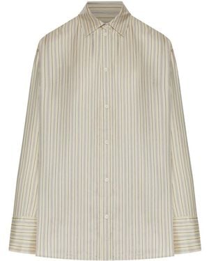 TOTEME Oversized Striped Shirt - Natural
