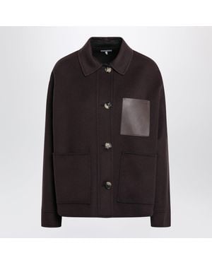 Loewe Wool And Cashmere Workwear Jacket - Black