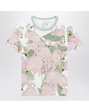 Chloé Baby-Fit Crew-Neck T-Shirt - Multicolor