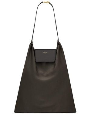 Saint Laurent Foulard Folding Pouch - Black