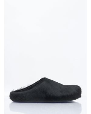 Marni Fussbett Sabot Mules - Black