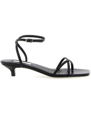 TOTEME 'Letaher Crossover' Sandals - White