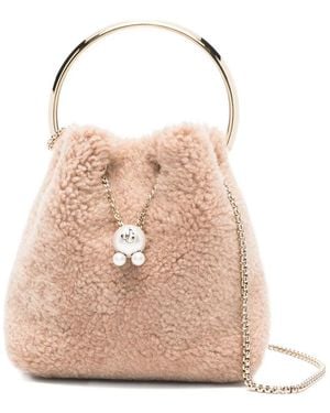 Jimmy Choo Neutrals Mini Bags - Pink