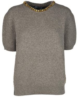 Prada Clothing Knitwear - Gray
