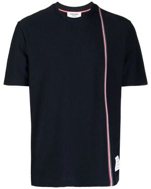 Tシャツ・カットソー THOM BROWNE Men T Shirts MJP209A J0199415 Blue Thom Browne T-shirts for Men | Online Sale up to 63% off | Lyst