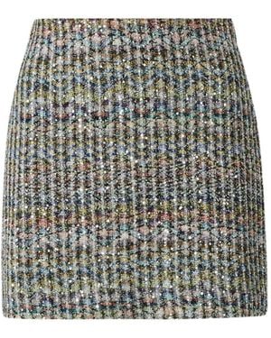 Missoni Zig Zag Motif Mini Skirt - Gray